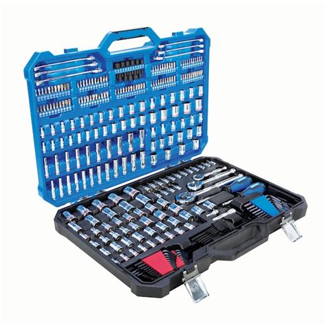 kobalt mechanics tool set with metal tool box|kobalt 309 piece tool set.